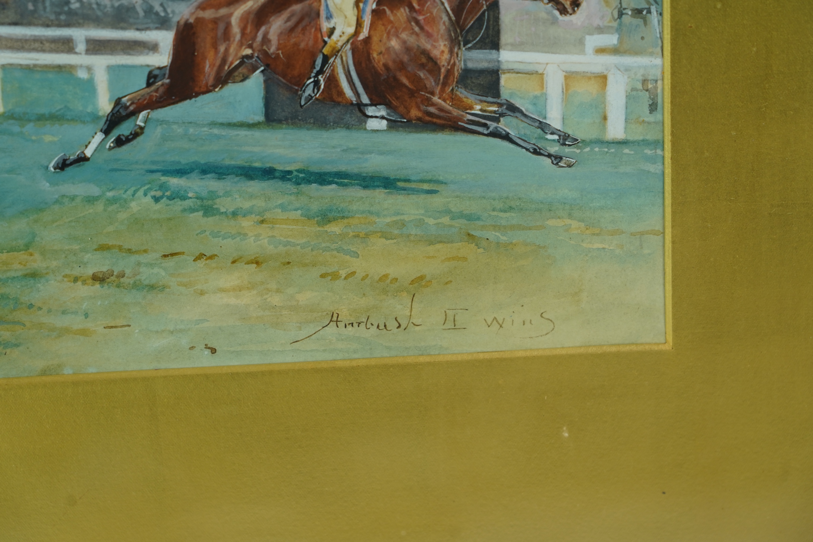 John Beer (c.1860-c.1930), 'Ambush II Wins'